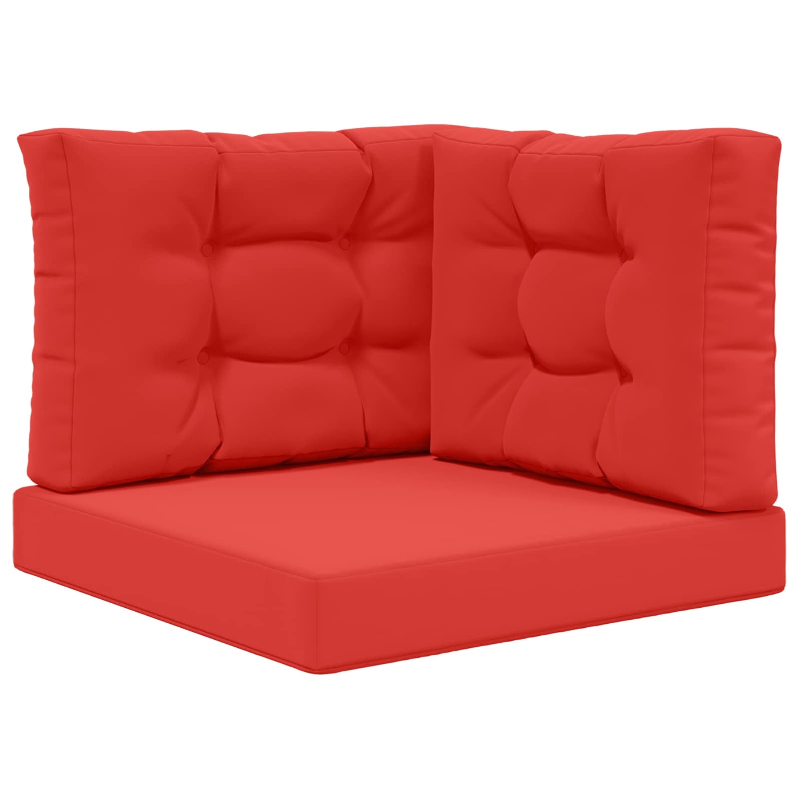Buiten bankkussen 3 pcs Rood Polyester is nu te koop bij PeponiXL, paradijselijk wonen!
