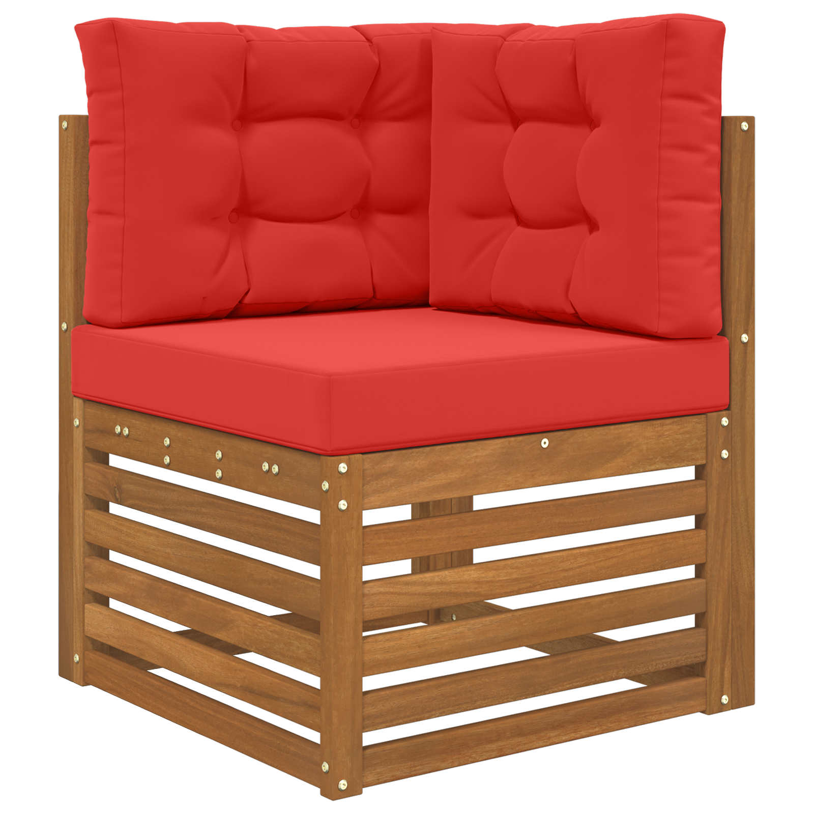 Buiten bankkussen 3 pcs Rood Polyester is nu te koop bij PeponiXL, paradijselijk wonen!
