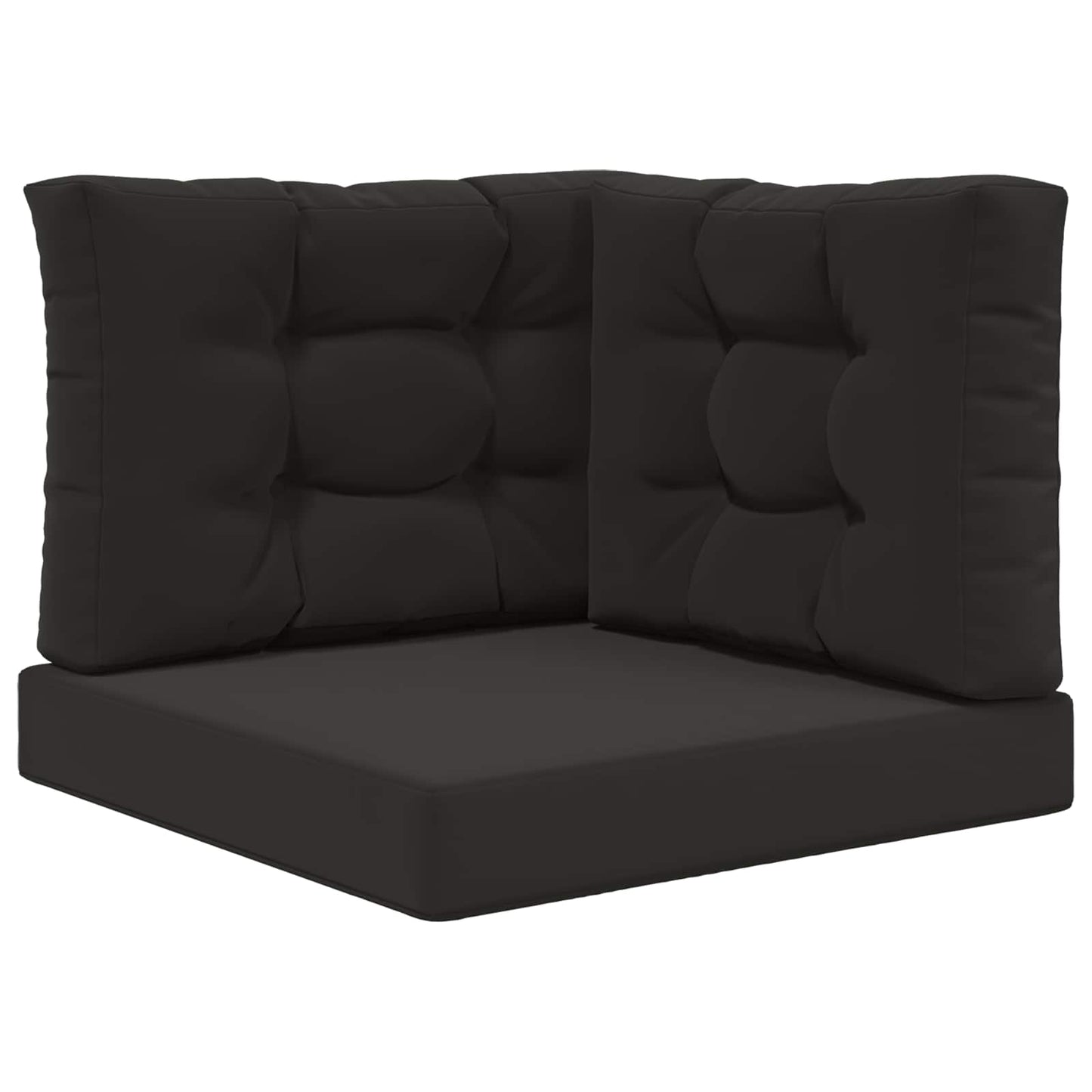 Buiten bankkussen 3 pcs Zwart Polyester is nu te koop bij PeponiXL, paradijselijk wonen!