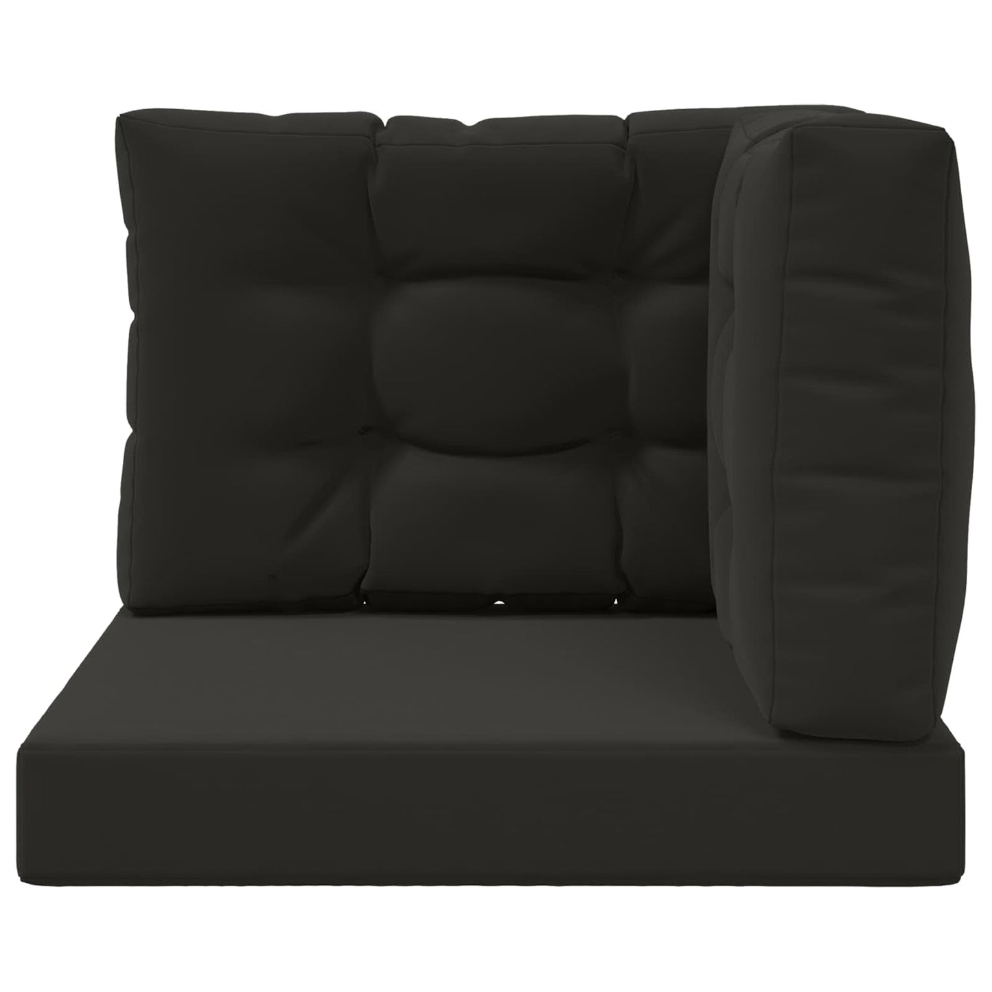 Buiten bankkussen 3 pcs Zwart Polyester is nu te koop bij PeponiXL, paradijselijk wonen!
