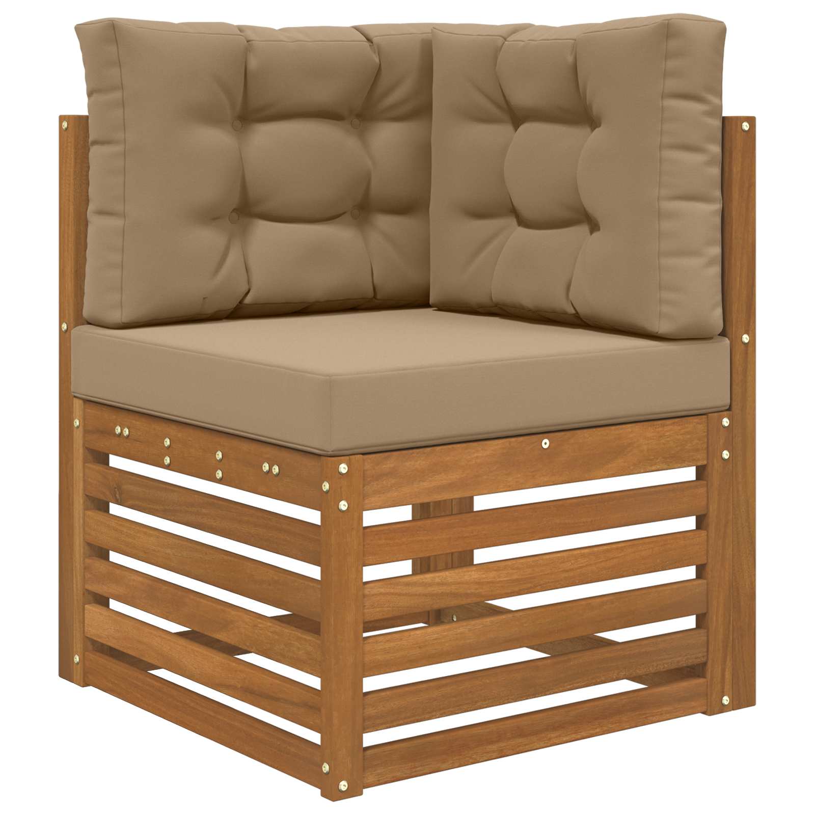 Buiten bankkussen 3 pcs Taupe Polyester is nu te koop bij PeponiXL, paradijselijk wonen!