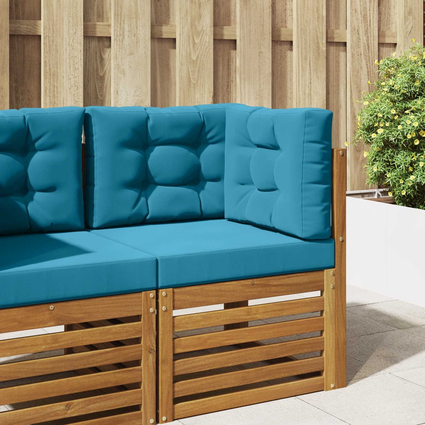 Buiten bankkussen 3 pcs Koninklijk Blauw Polyester is nu te koop bij PeponiXL, paradijselijk wonen!