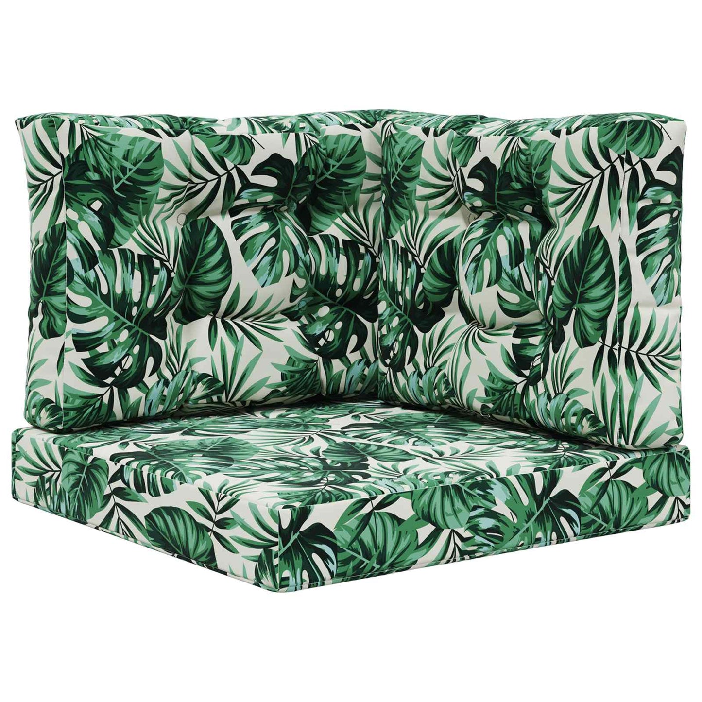 Buiten bankkussen 3 pcs Bladpatroon Polyester is nu te koop bij PeponiXL, paradijselijk wonen!
