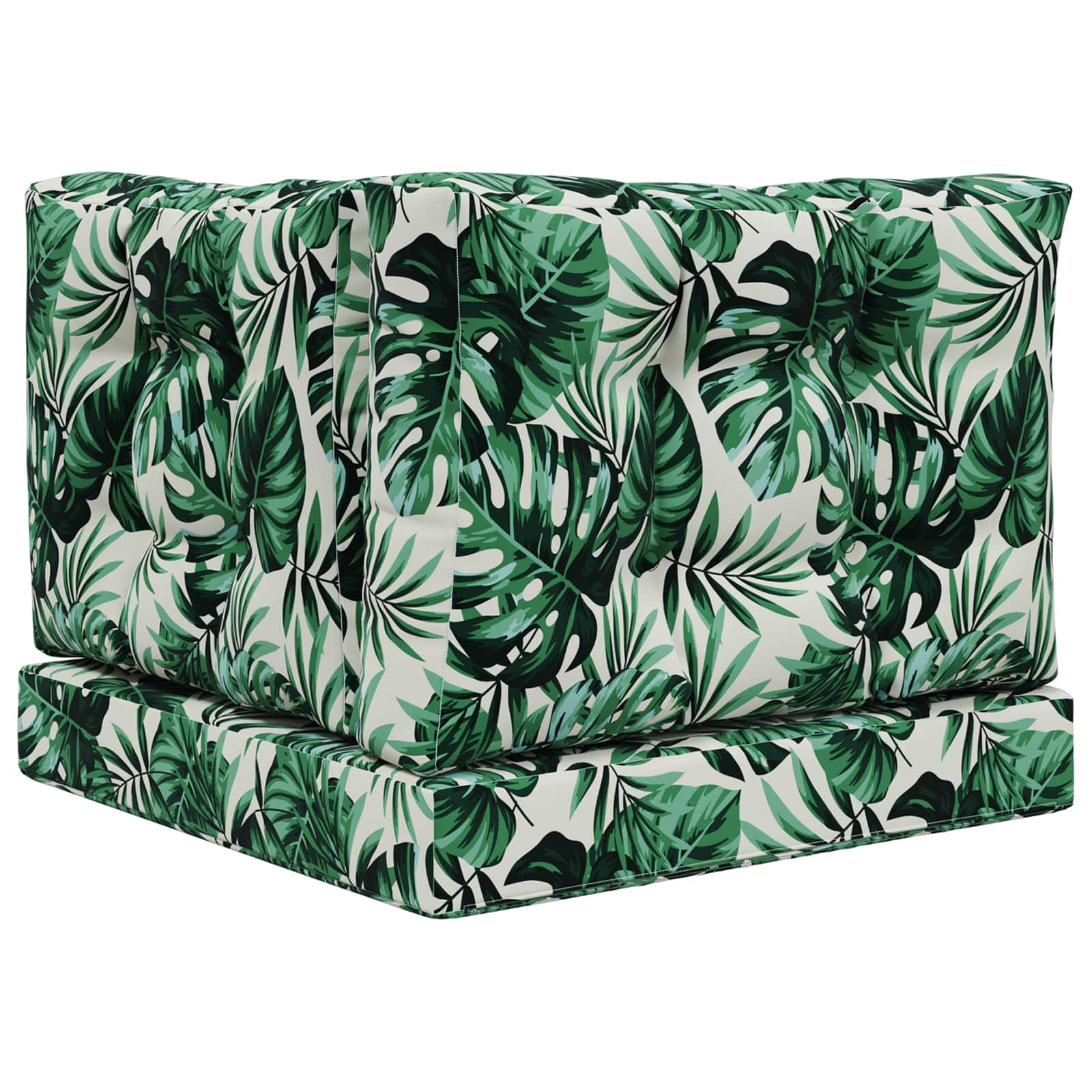 Buiten bankkussen 3 pcs Bladpatroon Polyester is nu te koop bij PeponiXL, paradijselijk wonen!
