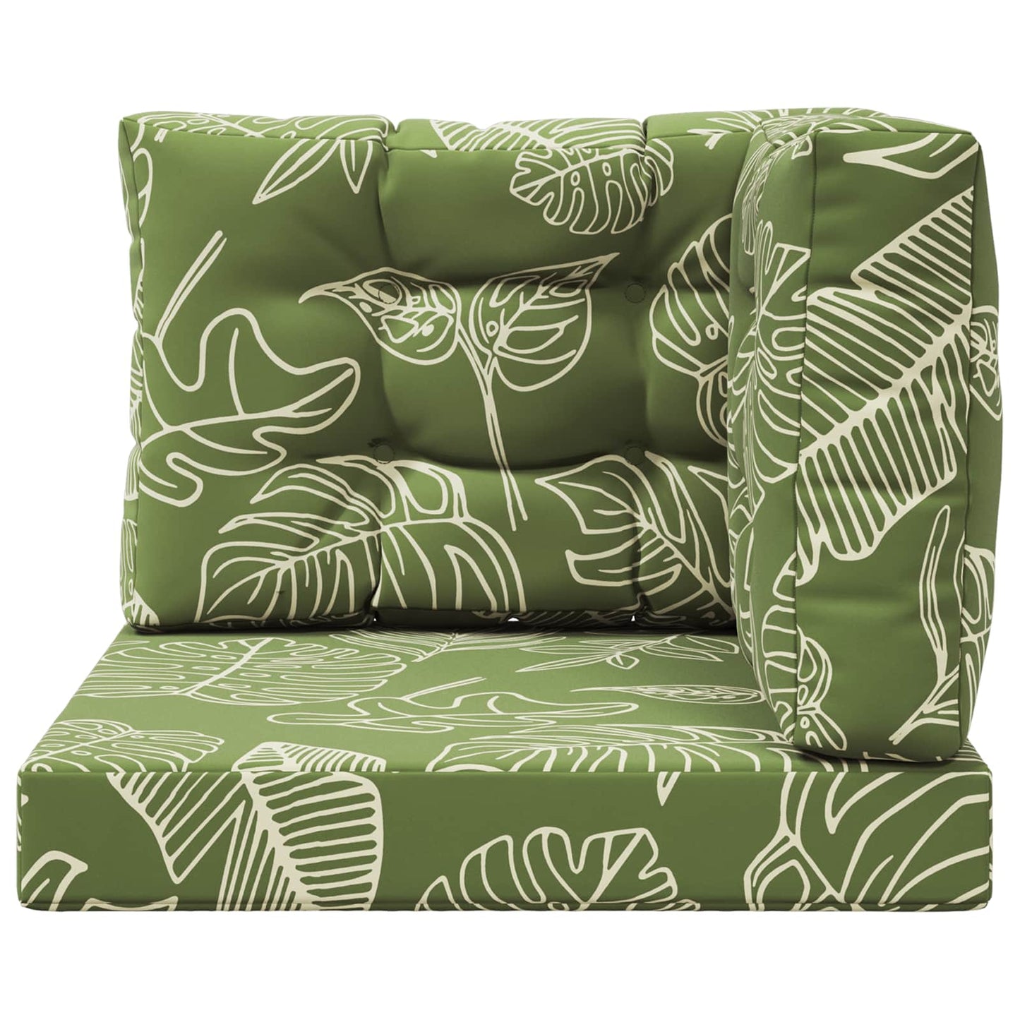 Buiten bankkussen 3 pcs Bladontwerp Polyester is nu te koop bij PeponiXL, paradijselijk wonen!