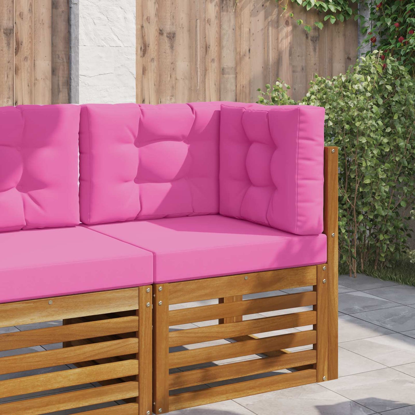 Buiten bankkussen 3 pcs Roze Polyester is nu te koop bij PeponiXL, paradijselijk wonen!
