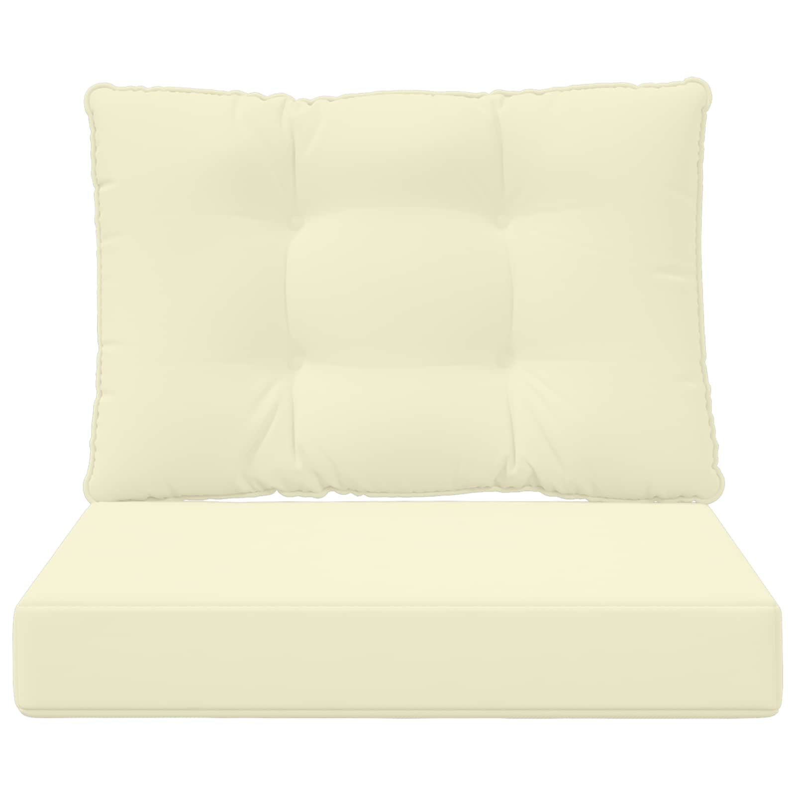 Buiten bankkussen 2 pcs Crème Polyester is nu te koop bij PeponiXL, paradijselijk wonen!