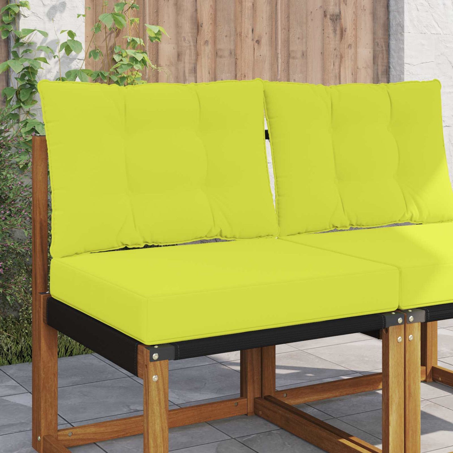 Buiten bankkussen 2 pcs Groen Polyester is nu te koop bij PeponiXL, paradijselijk wonen!