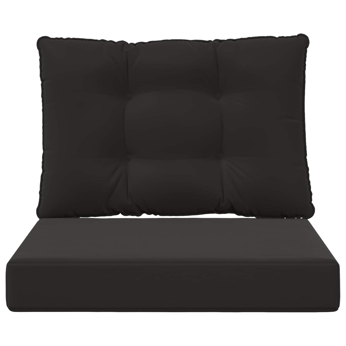 Buiten bankkussen 2 pcs Zwart Polyester is nu te koop bij PeponiXL, paradijselijk wonen!