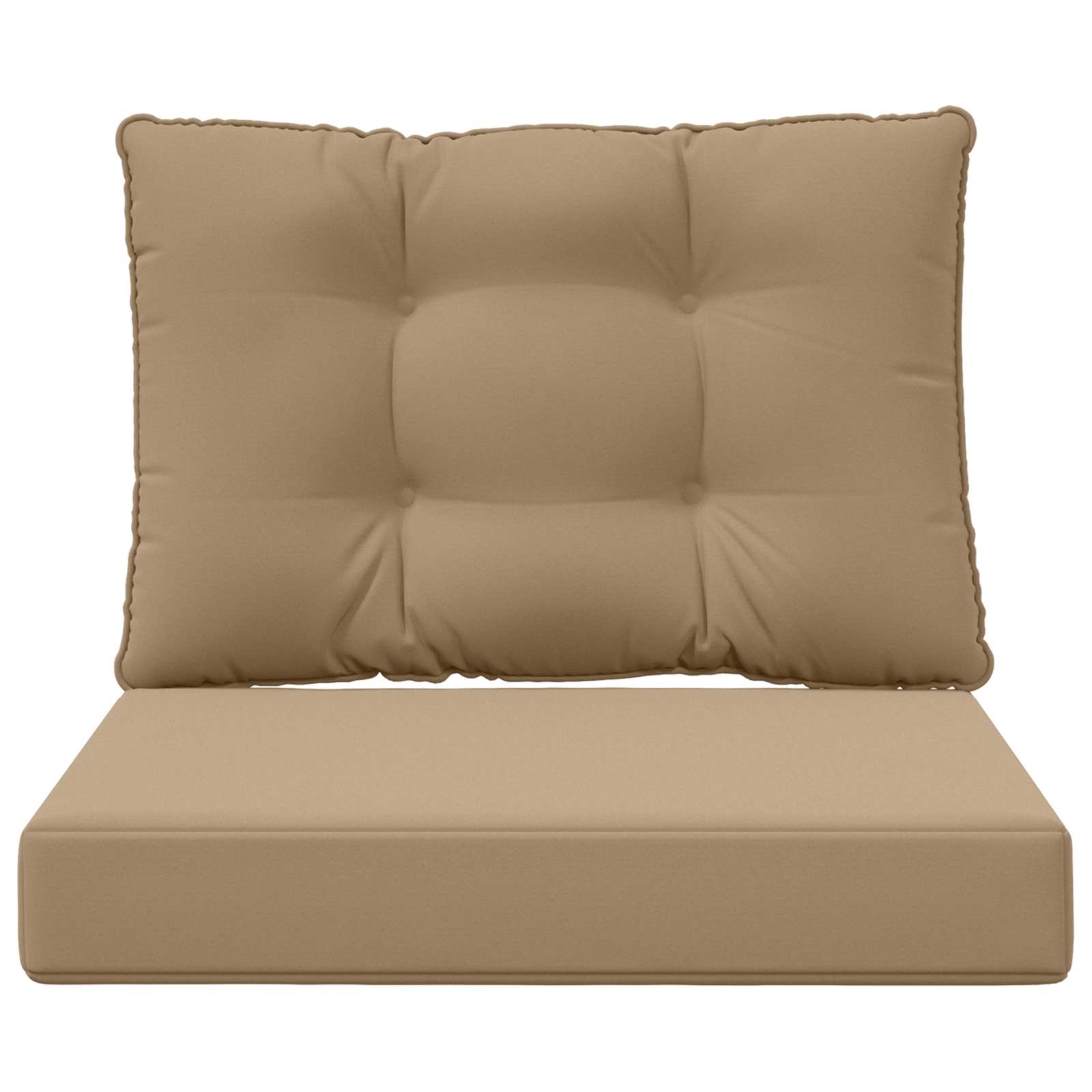 Buiten bankkussen 2 pcs Taupe Polyester is nu te koop bij PeponiXL, paradijselijk wonen!