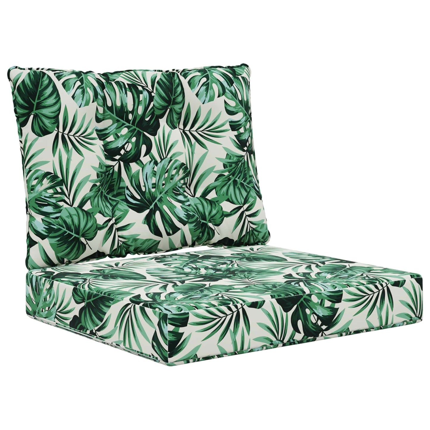 Buiten bankkussen 2 pcs Bladpatroon Polyester is nu te koop bij PeponiXL, paradijselijk wonen!