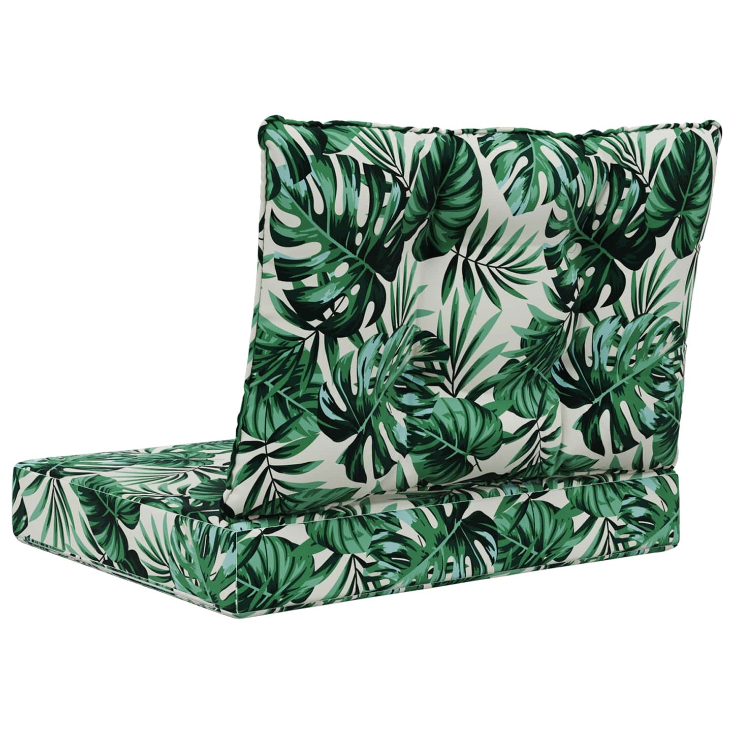 Buiten bankkussen 2 pcs Bladpatroon Polyester is nu te koop bij PeponiXL, paradijselijk wonen!