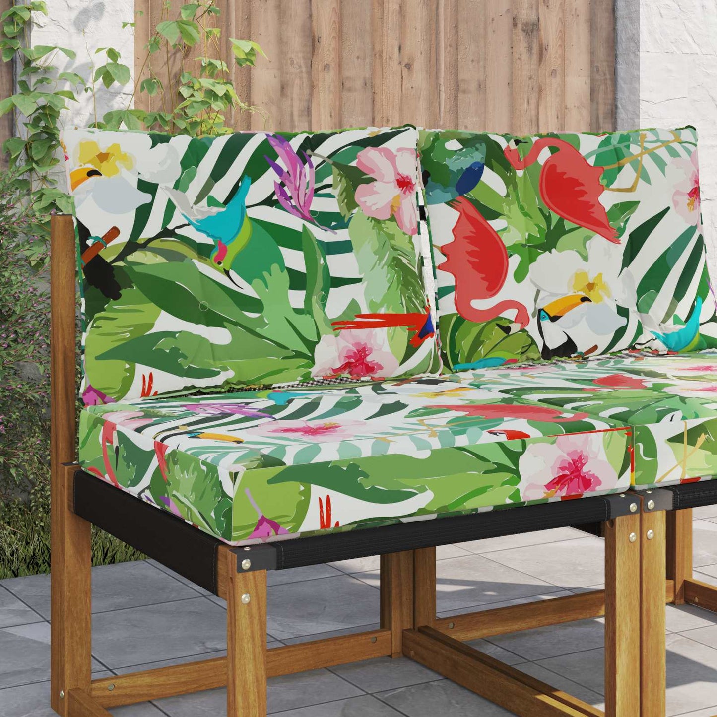 Buiten bankkussen 2 pcs kleurrijk Polyester is nu te koop bij PeponiXL, paradijselijk wonen!
