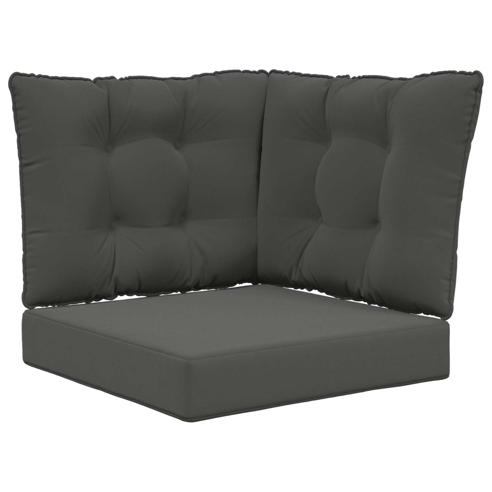 Buiten bankkussen 3 pcs Antraciet Polyester is nu te koop bij PeponiXL, paradijselijk wonen!