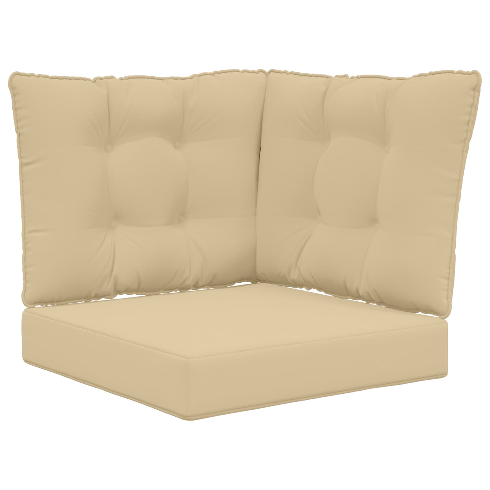 Buiten bankkussen 3 pcs Beige Polyester is nu te koop bij PeponiXL, paradijselijk wonen!