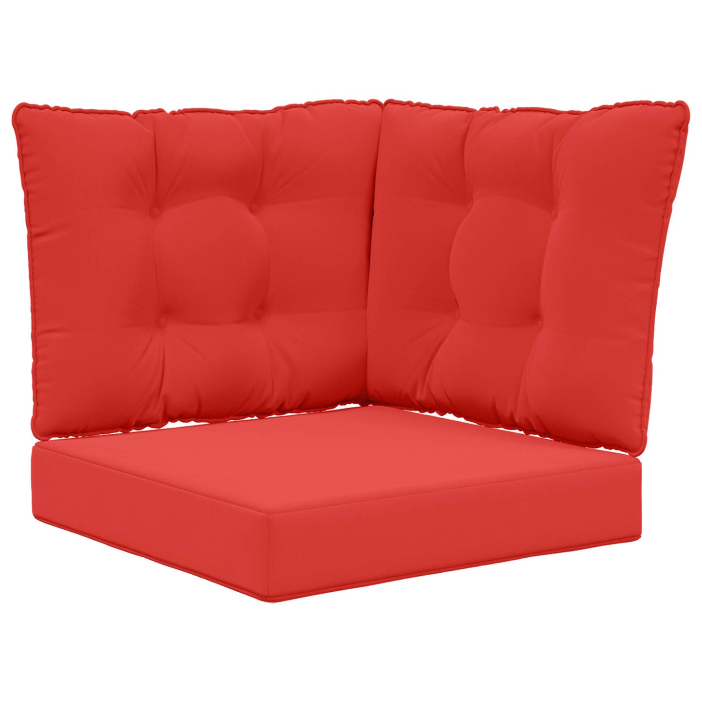 Buiten bankkussen 3 pcs Rood Polyester is nu te koop bij PeponiXL, paradijselijk wonen!
