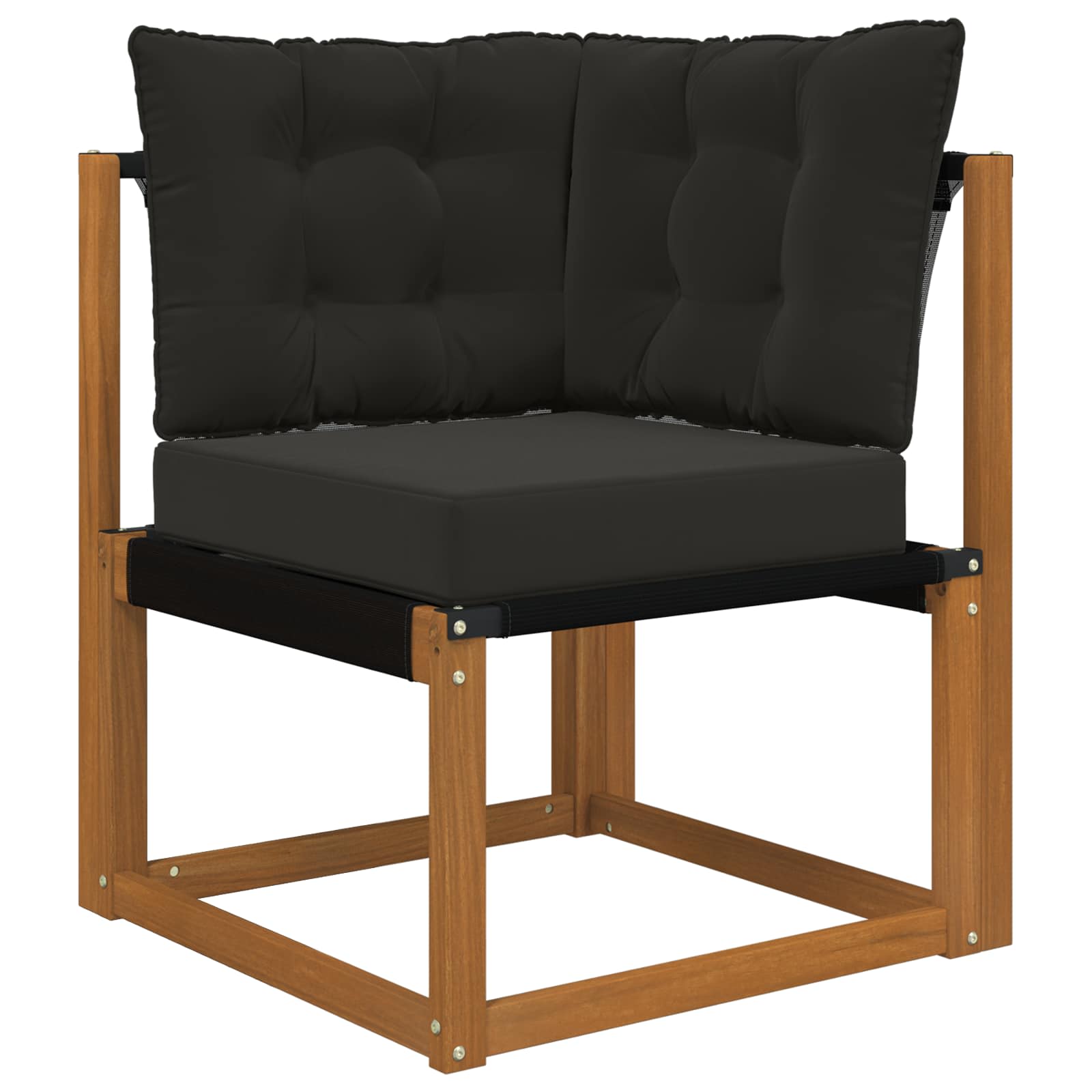 Buiten bankkussen 3 pcs Zwart Polyester is nu te koop bij PeponiXL, paradijselijk wonen!