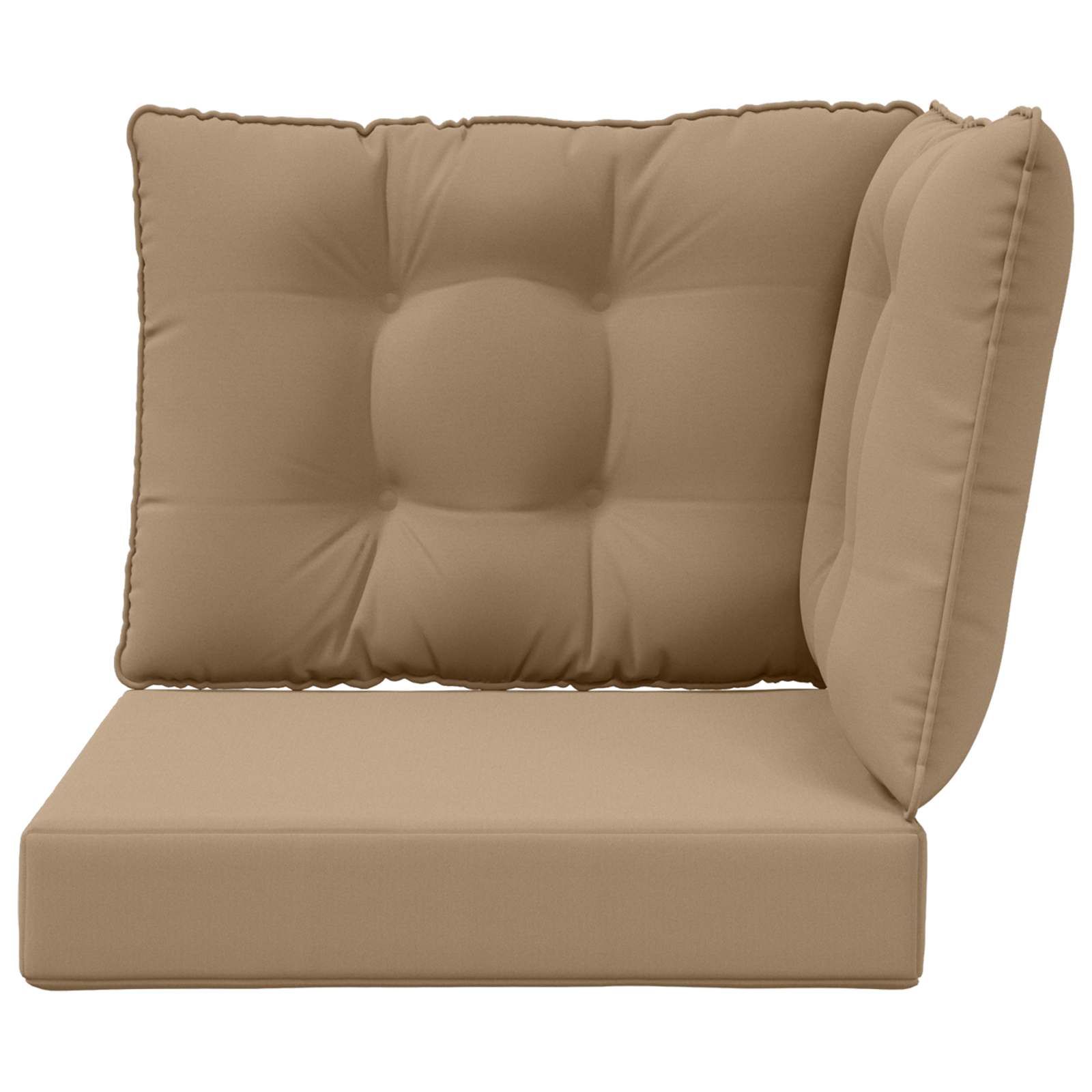 Buiten bankkussen 3 pcs Taupe Polyester is nu te koop bij PeponiXL, paradijselijk wonen!