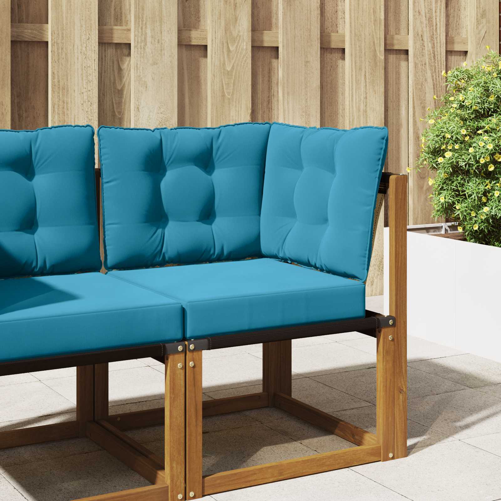 Buiten bankkussen 3 pcs Koninklijk Blauw Polyester is nu te koop bij PeponiXL, paradijselijk wonen!