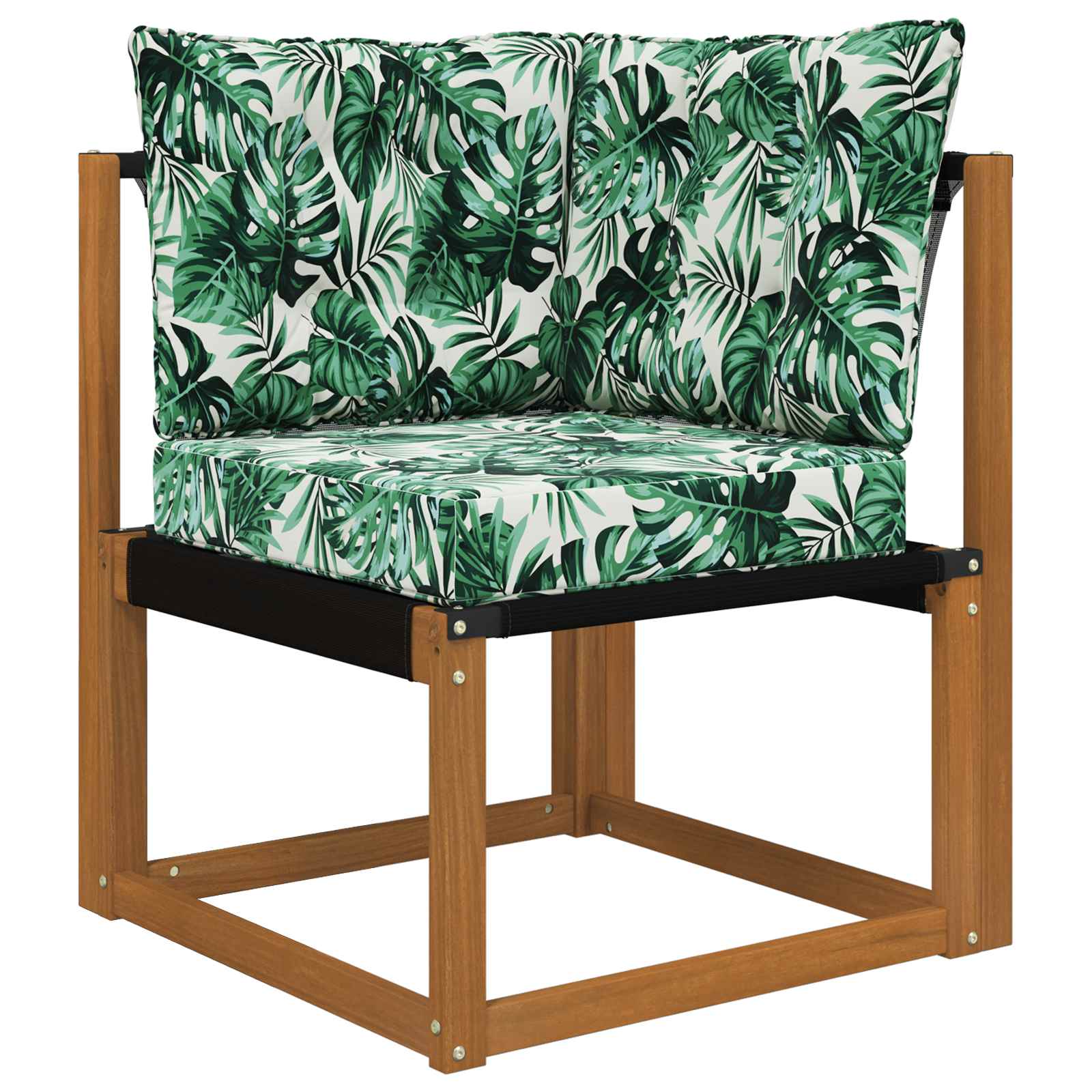 Buiten bankkussen 3 pcs Bladpatroon Polyester is nu te koop bij PeponiXL, paradijselijk wonen!