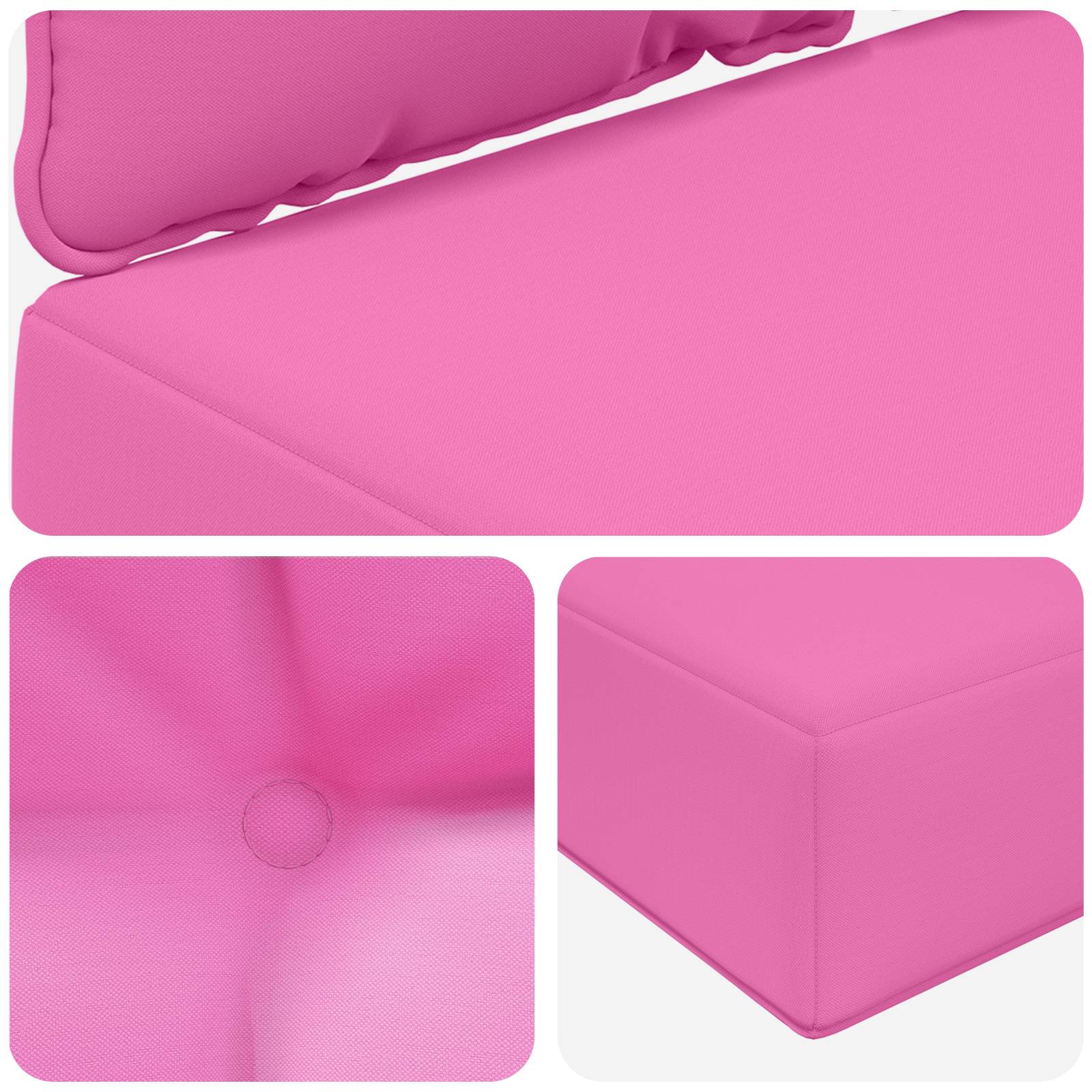 Buiten bankkussen 3 pcs Roze Polyester is nu te koop bij PeponiXL, paradijselijk wonen!