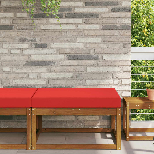 Buiten bankkussen Rood 80 x 80 x 8 cm Polyester is nu te koop bij PeponiXL, paradijselijk wonen!