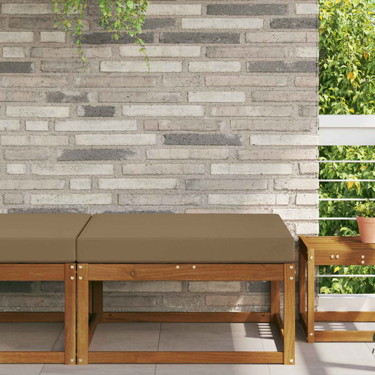 Buiten bankkussen Taupe 80 x 80 x 8 cm Polyester is nu te koop bij PeponiXL, paradijselijk wonen!