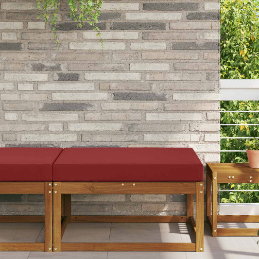 Buiten bankkussen Wijnrood 80 x 80 x 8 cm Polyester is nu te koop bij PeponiXL, paradijselijk wonen!
