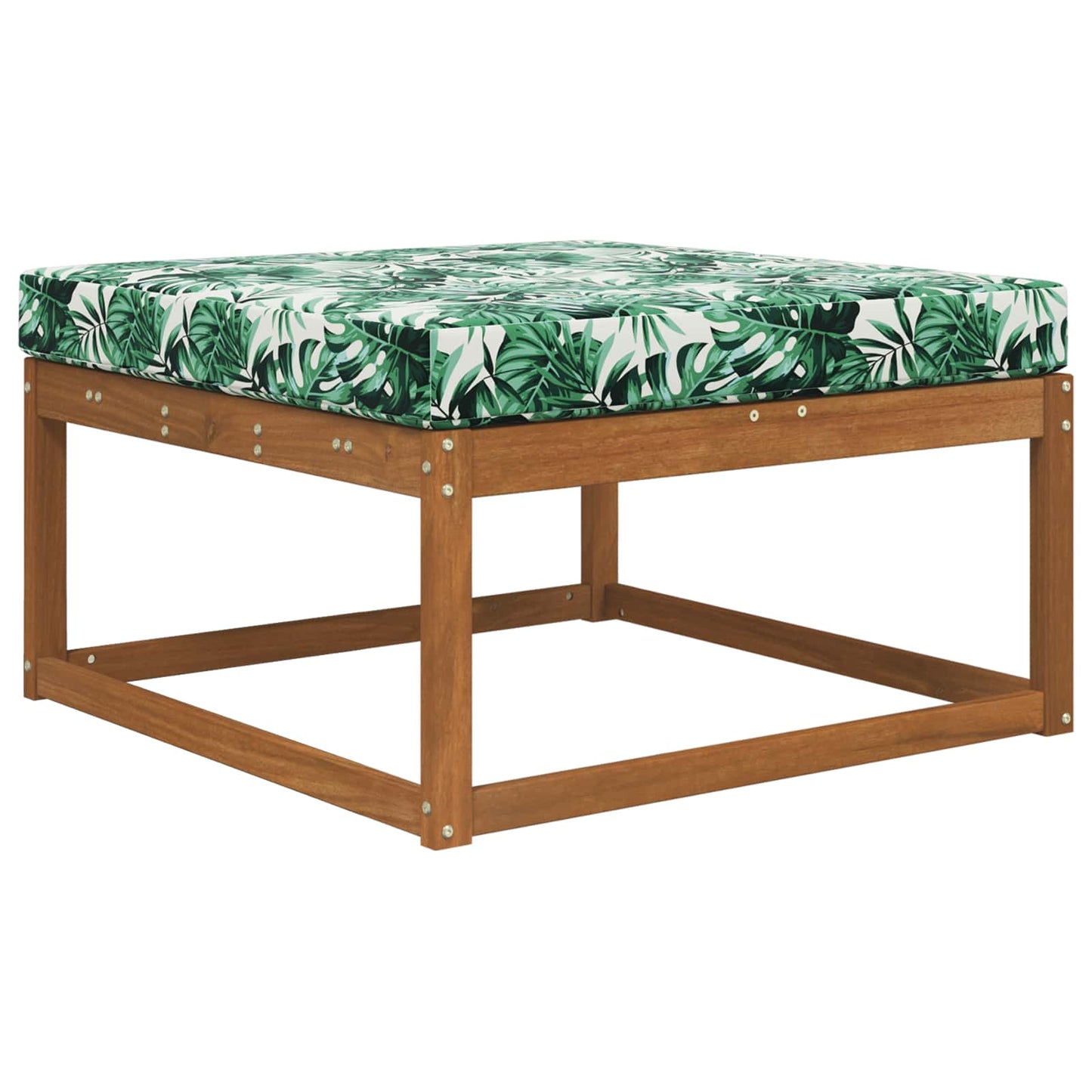 Buiten bankkussen Bladpatroon 80 x 80 x 8 cm Polyester is nu te koop bij PeponiXL, paradijselijk wonen!