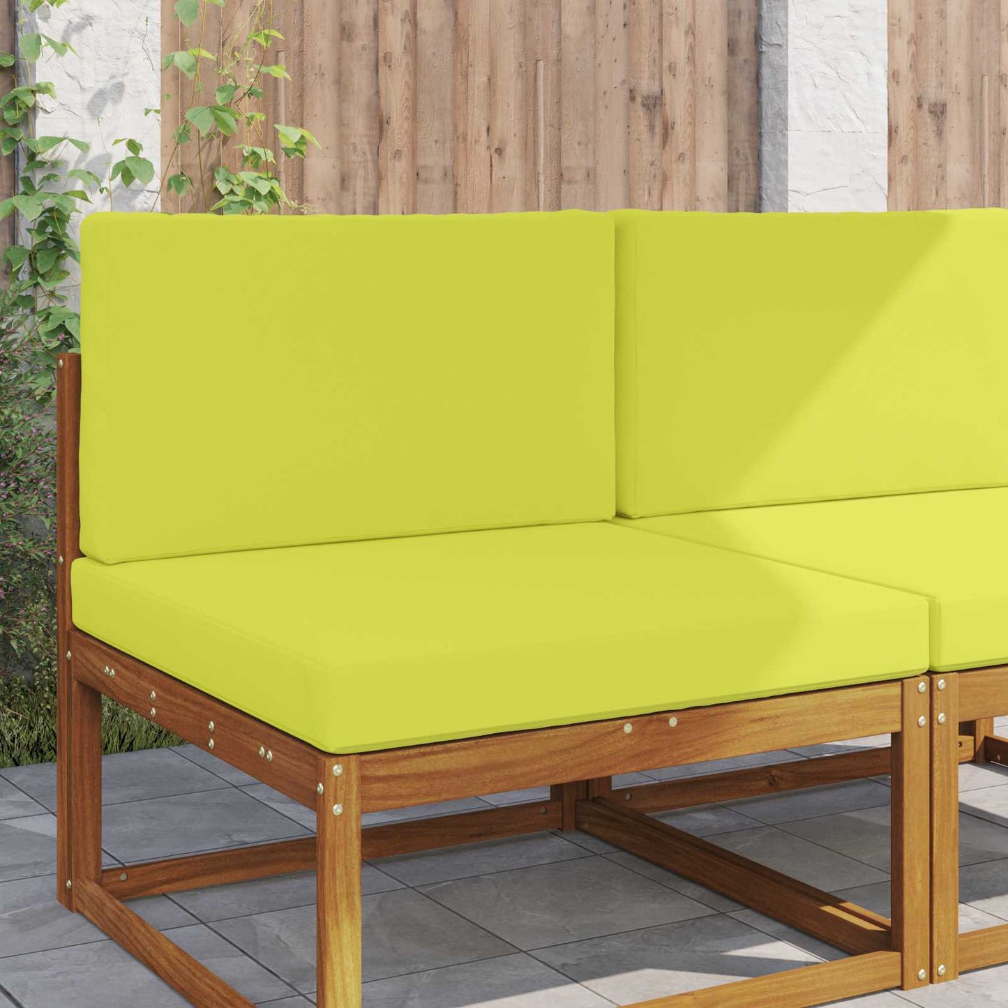 Buiten bankkussen 2 pcs Groen Polyester is nu te koop bij PeponiXL, paradijselijk wonen!