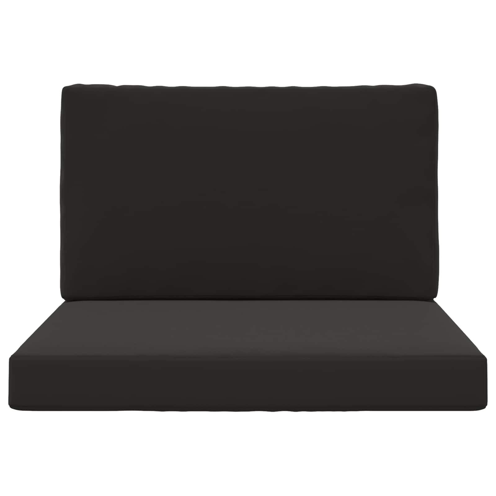 Buiten bankkussen 2 pcs Zwart Polyester is nu te koop bij PeponiXL, paradijselijk wonen!