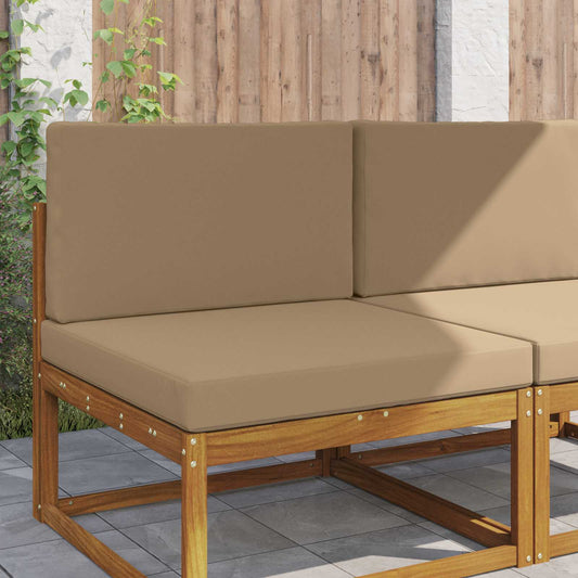 Buiten bankkussen 2 pcs Taupe Polyester is nu te koop bij PeponiXL, paradijselijk wonen!