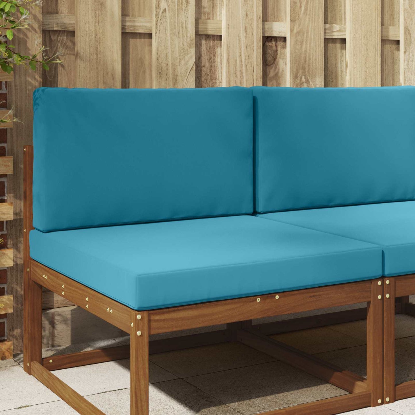 Buiten bankkussen 2 pcs Koninklijk Blauw Polyester is nu te koop bij PeponiXL, paradijselijk wonen!