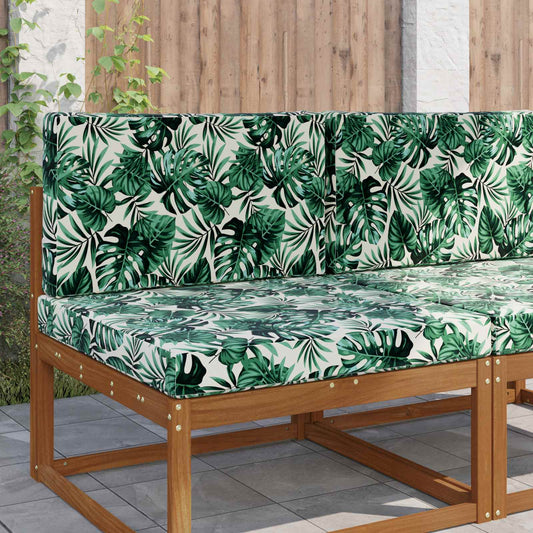 Buiten bankkussen 2 pcs Bladpatroon Polyester is nu te koop bij PeponiXL, paradijselijk wonen!
