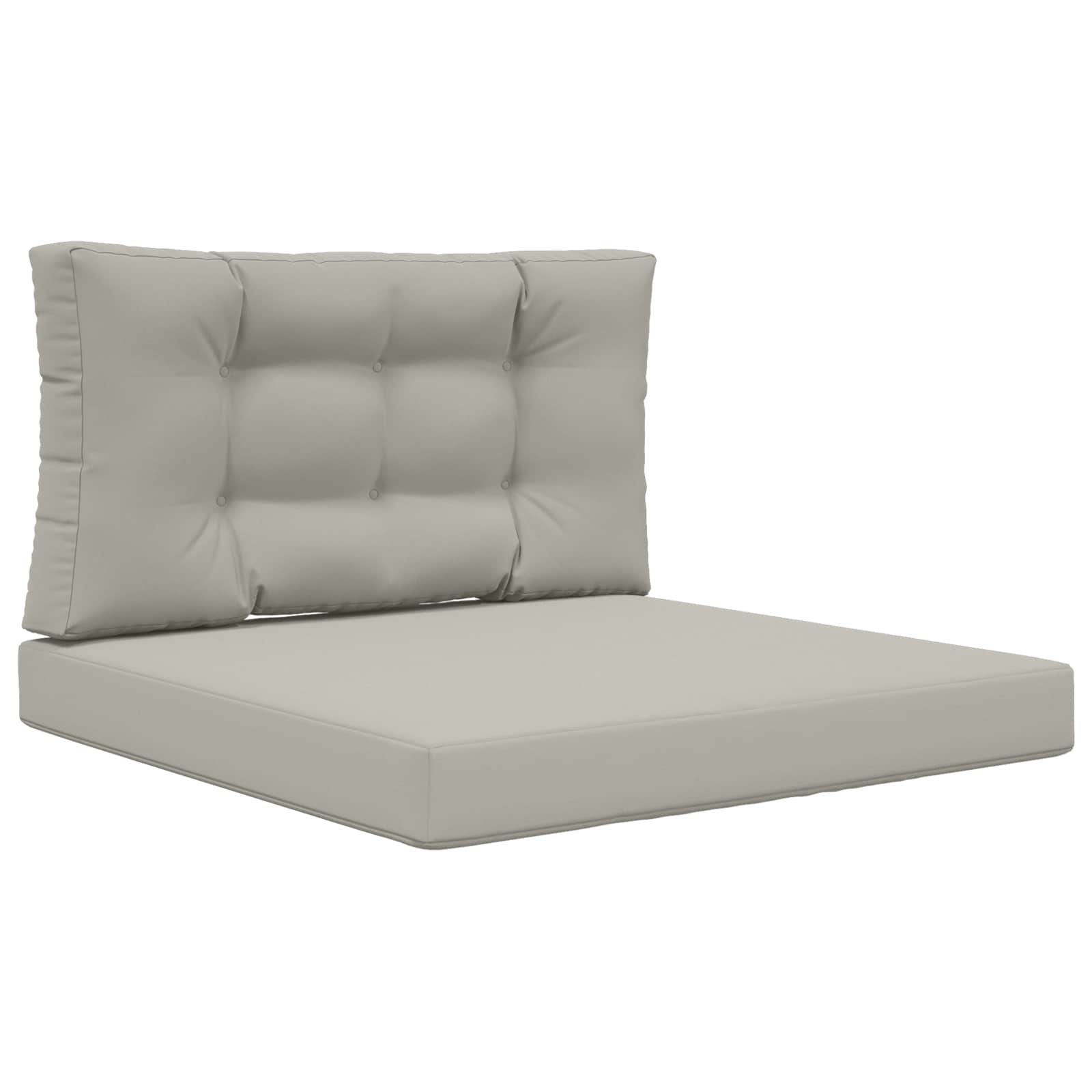 Buiten bankkussen 2 pcs Grijs Polyester is nu te koop bij PeponiXL, paradijselijk wonen!