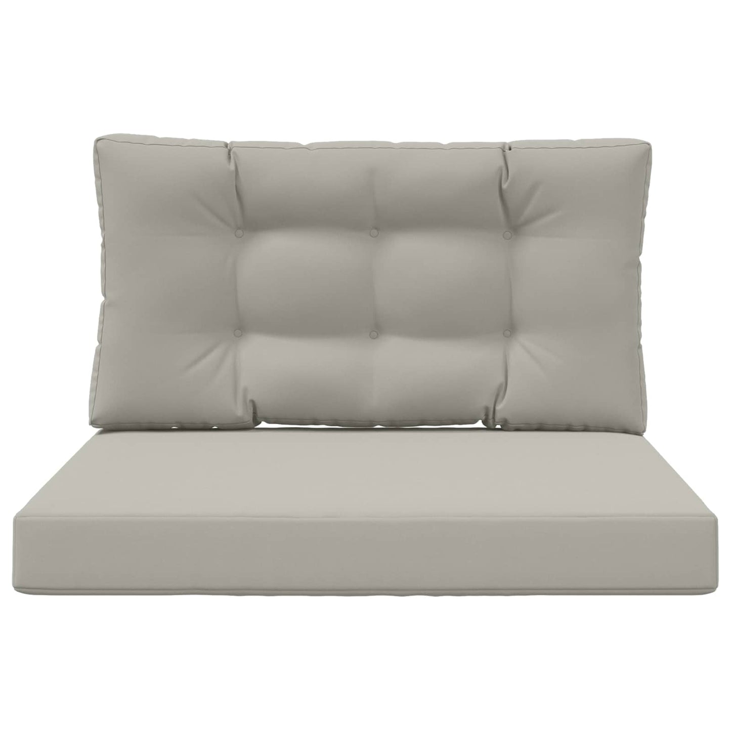Buiten bankkussen 2 pcs Grijs Polyester is nu te koop bij PeponiXL, paradijselijk wonen!