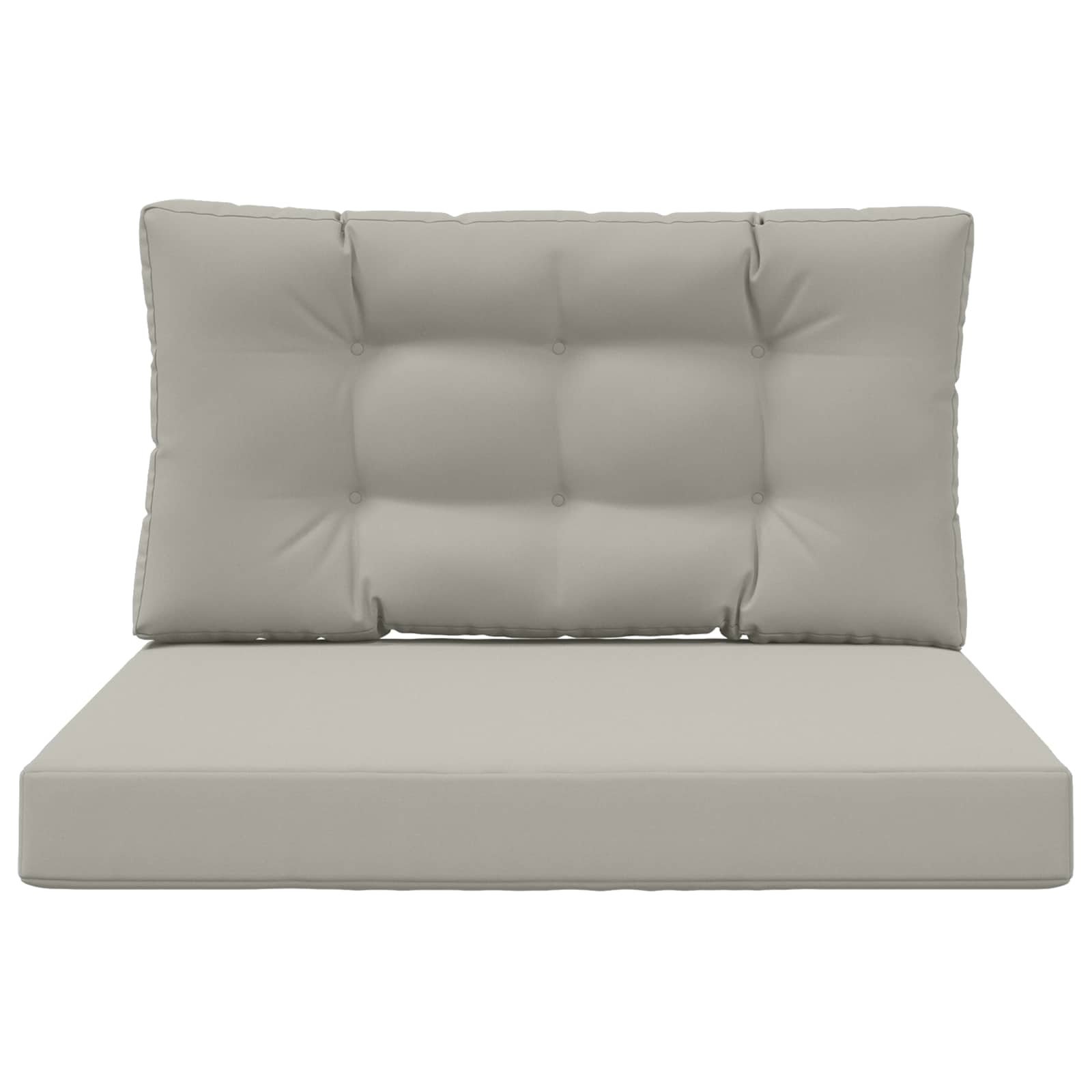 Buiten bankkussen 2 pcs Grijs Polyester is nu te koop bij PeponiXL, paradijselijk wonen!