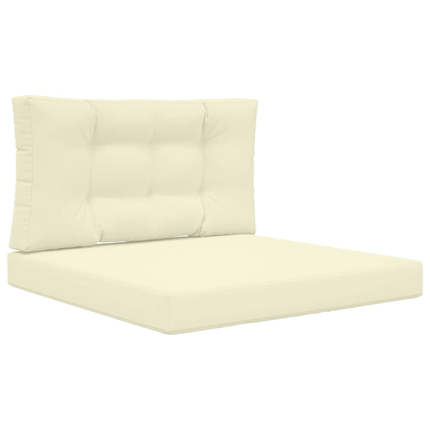 Buiten bankkussen 2 pcs Crème Polyester is nu te koop bij PeponiXL, paradijselijk wonen!