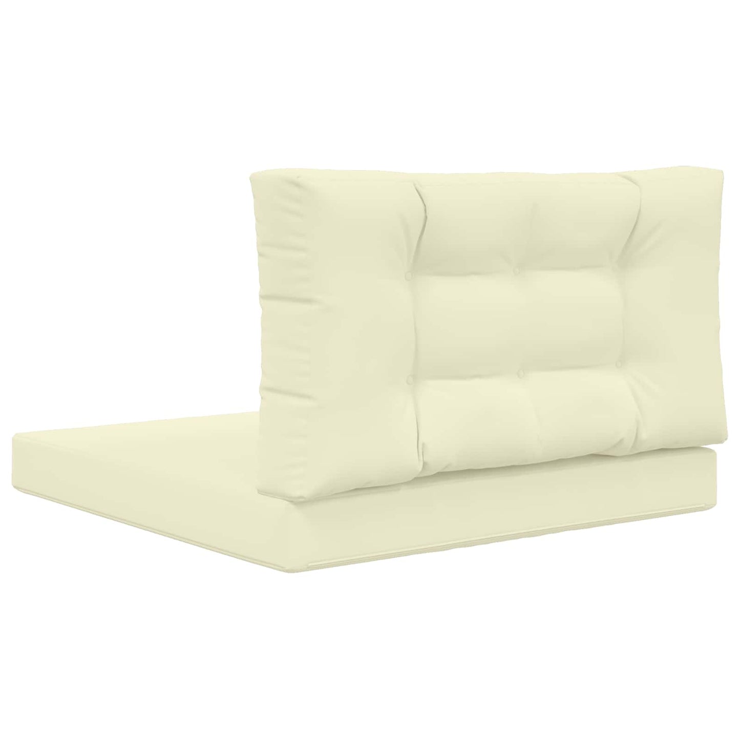 Buiten bankkussen 2 pcs Crème Polyester is nu te koop bij PeponiXL, paradijselijk wonen!
