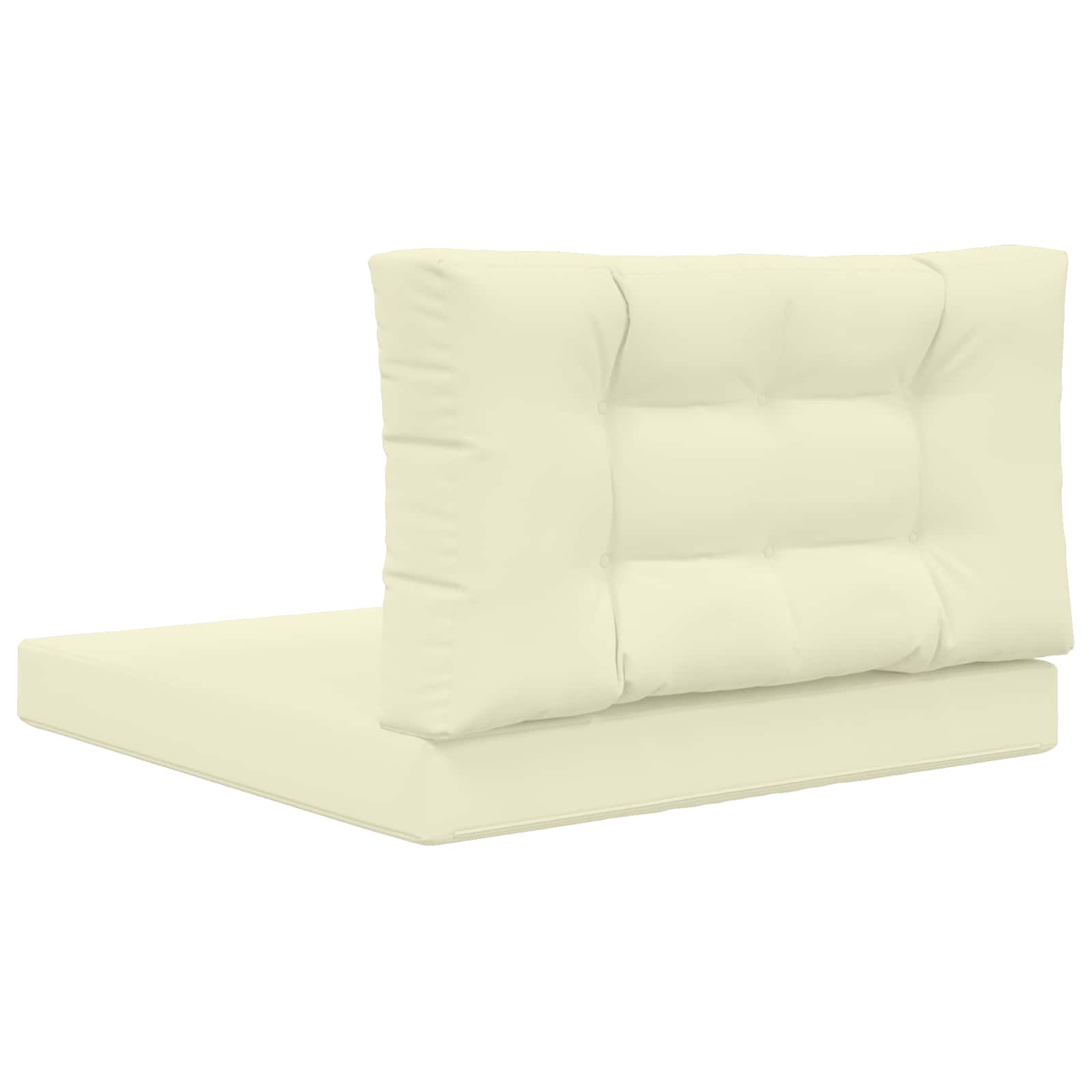 Buiten bankkussen 2 pcs Crème Polyester is nu te koop bij PeponiXL, paradijselijk wonen!
