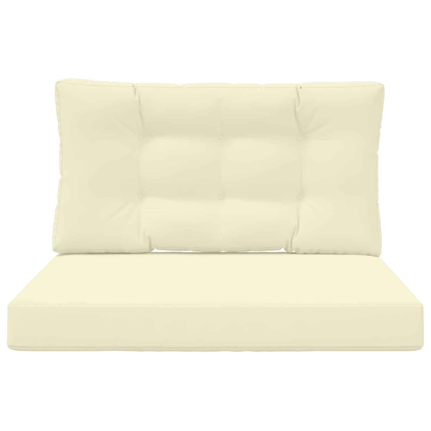 Buiten bankkussen 2 pcs Crème Polyester is nu te koop bij PeponiXL, paradijselijk wonen!