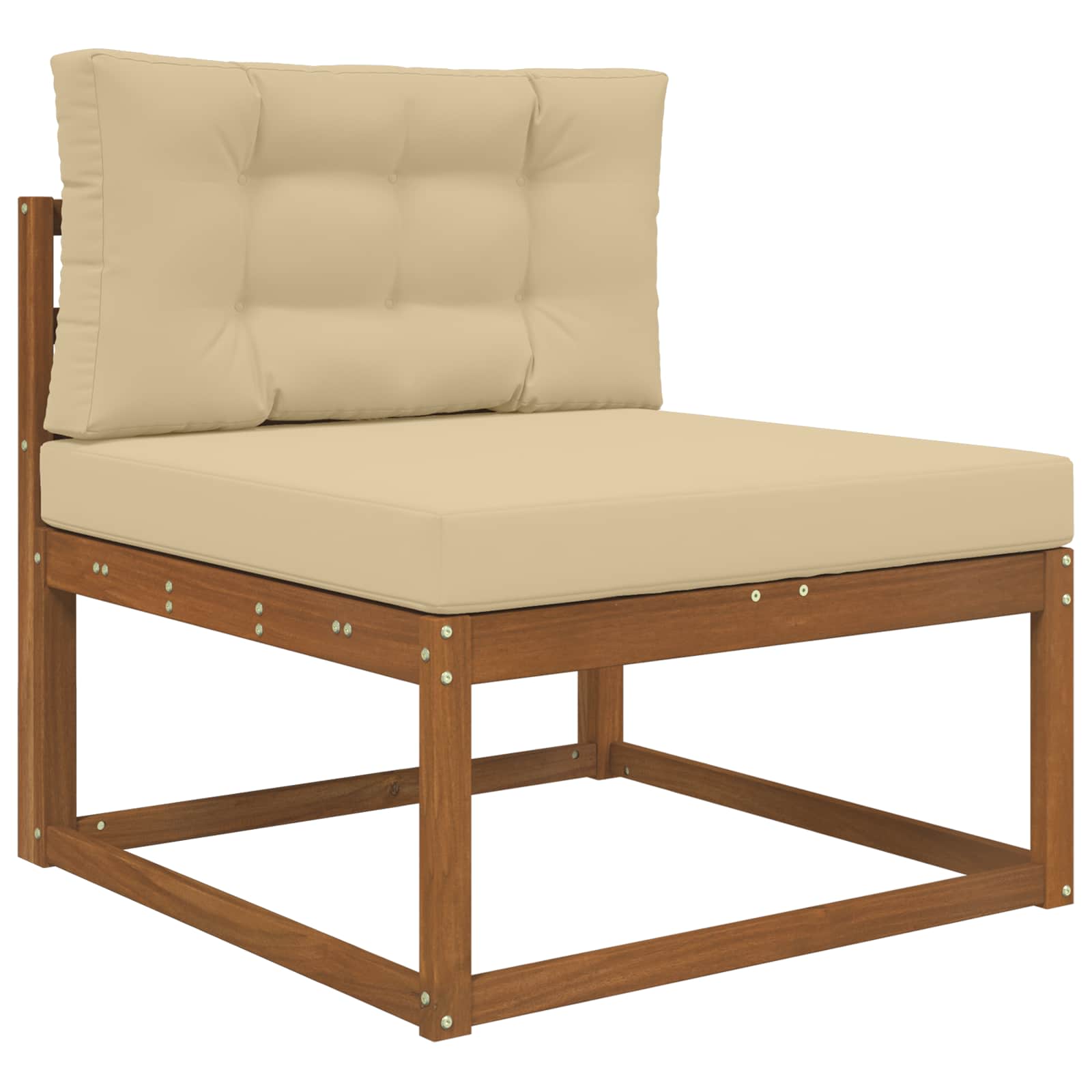 Buiten bankkussen 2 pcs Beige Polyester is nu te koop bij PeponiXL, paradijselijk wonen!
