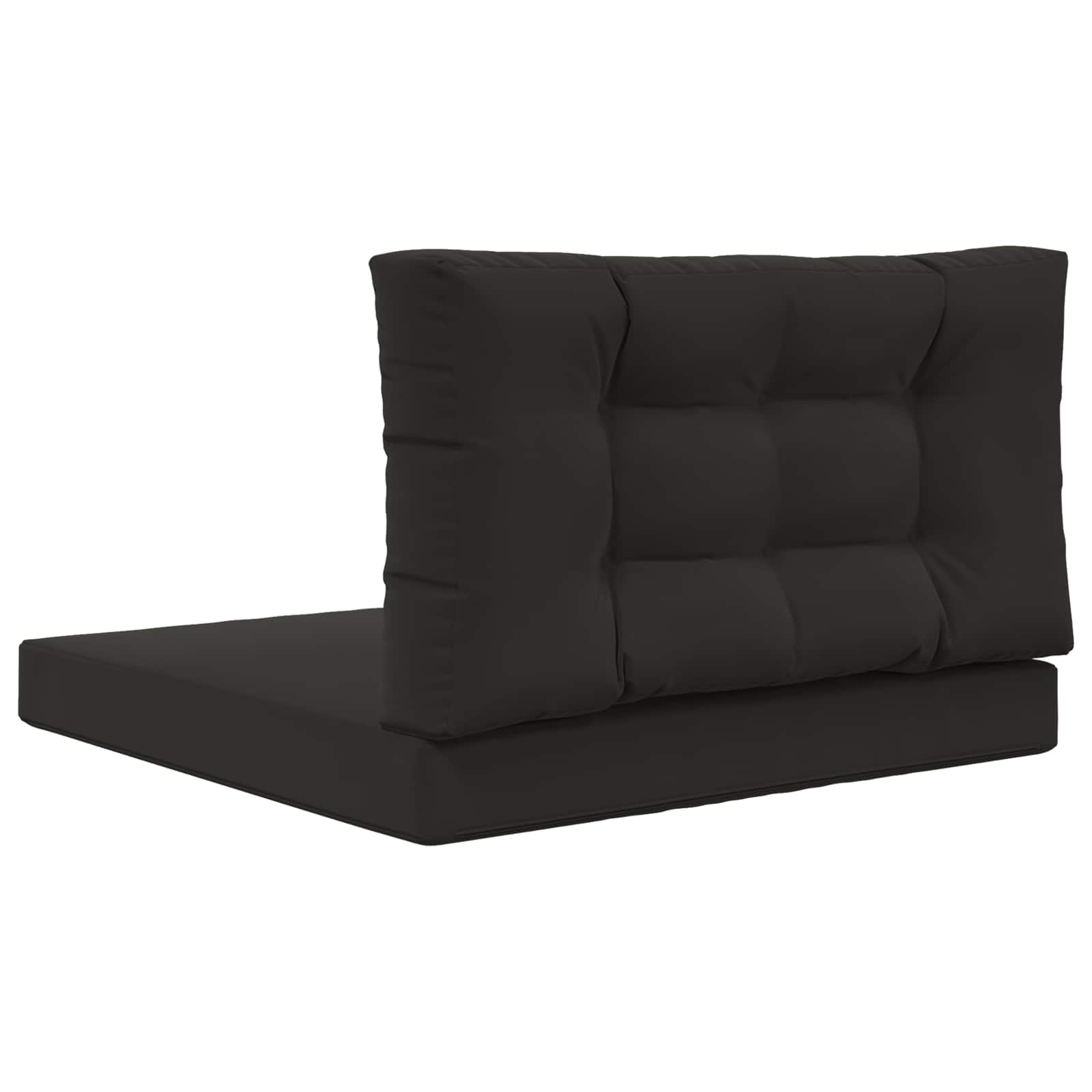 Buiten bankkussen 2 pcs Zwart Polyester is nu te koop bij PeponiXL, paradijselijk wonen!