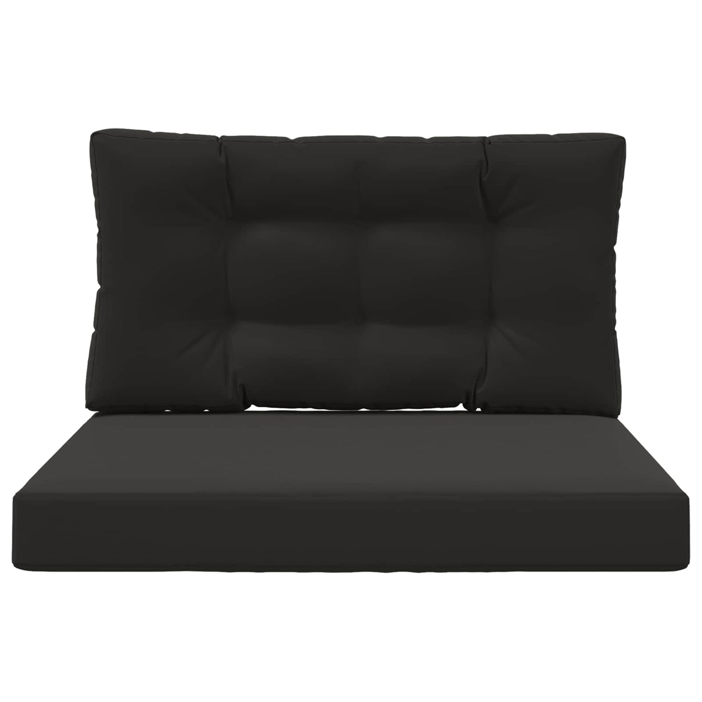 Buiten bankkussen 2 pcs Zwart Polyester is nu te koop bij PeponiXL, paradijselijk wonen!