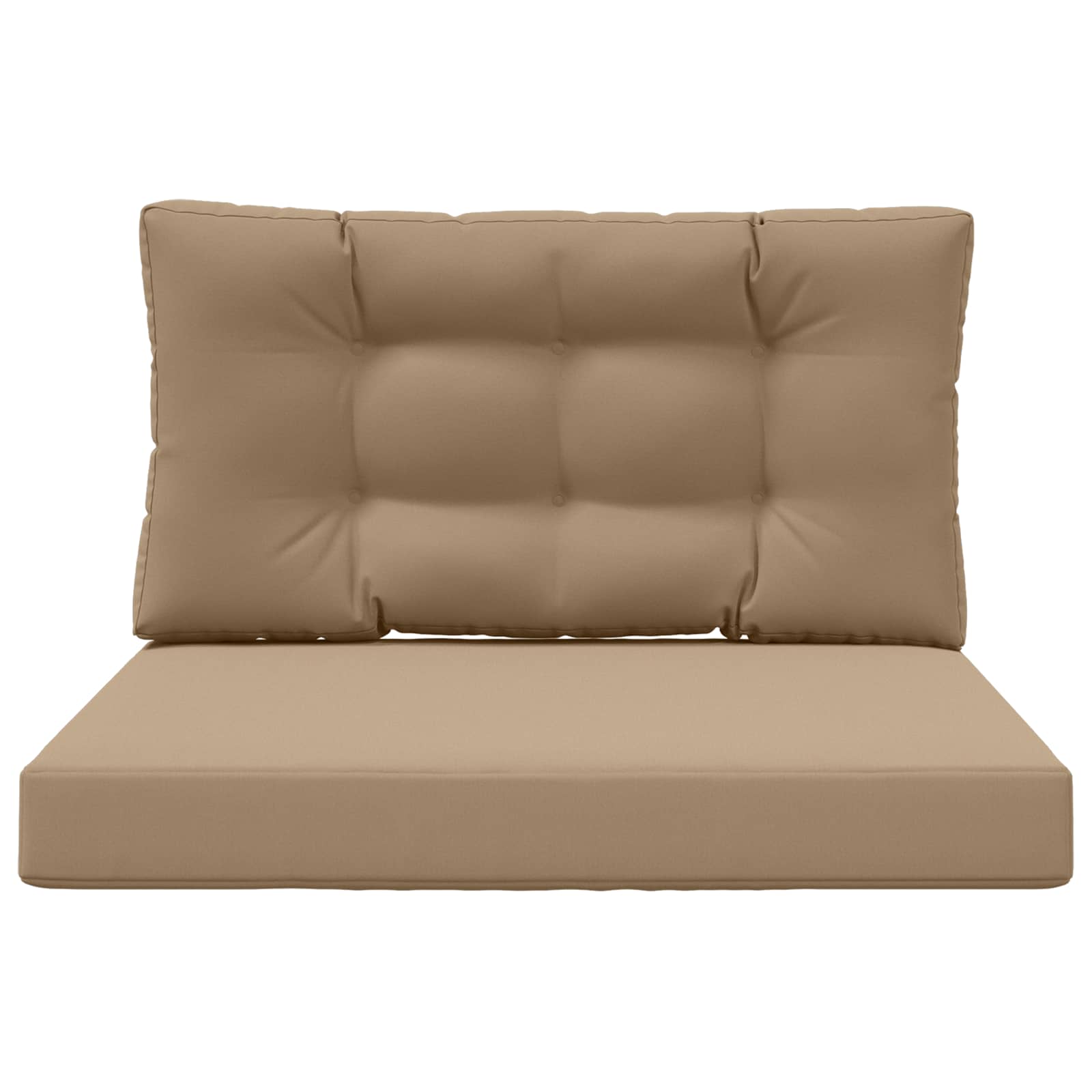 Buiten bankkussen 2 pcs Taupe Polyester is nu te koop bij PeponiXL, paradijselijk wonen!