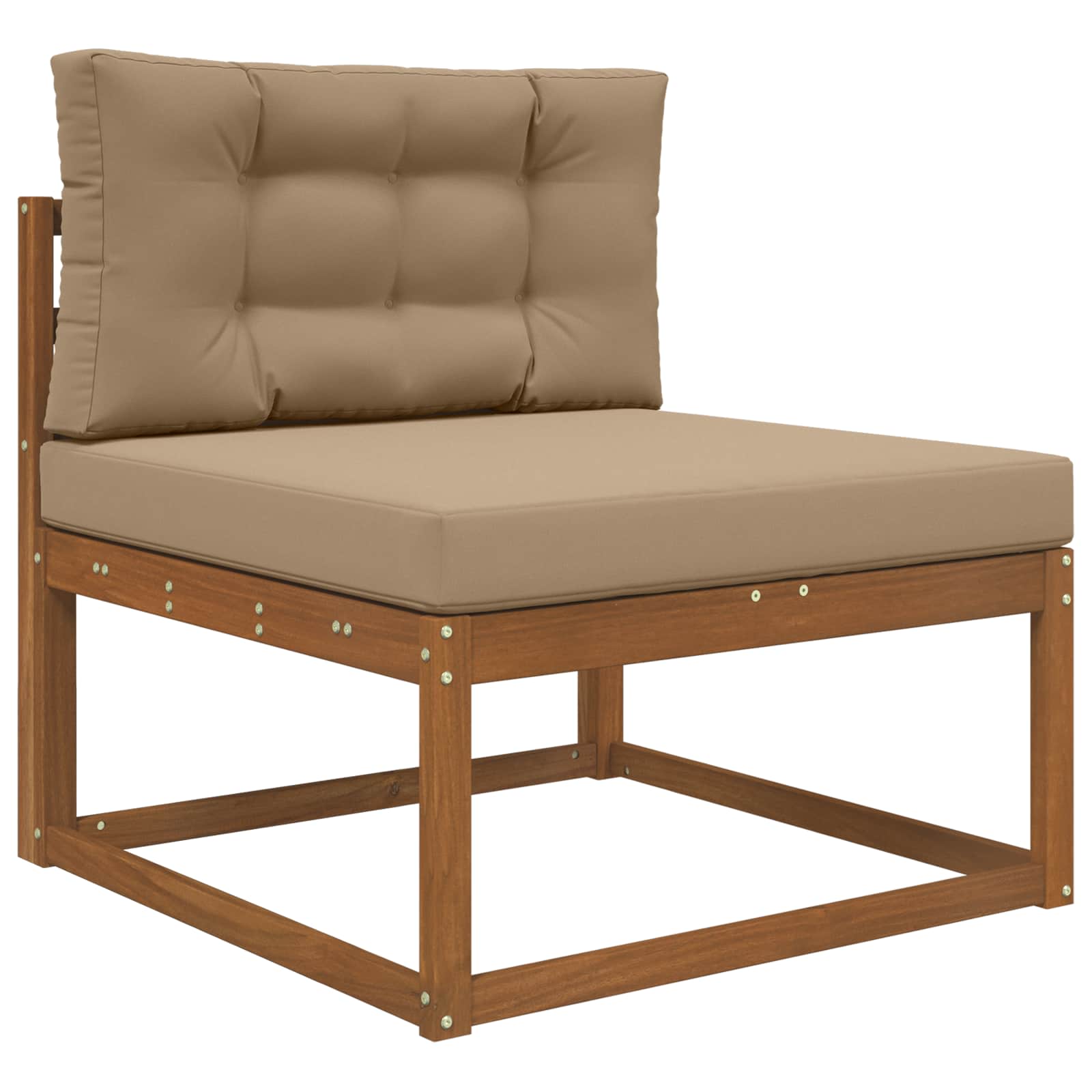 Buiten bankkussen 2 pcs Taupe Polyester is nu te koop bij PeponiXL, paradijselijk wonen!