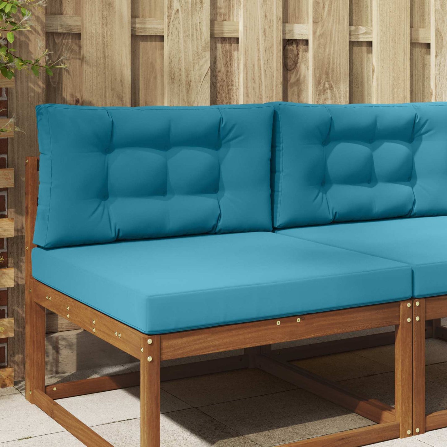 Buiten bankkussen 2 pcs Koninklijk Blauw Polyester is nu te koop bij PeponiXL, paradijselijk wonen!