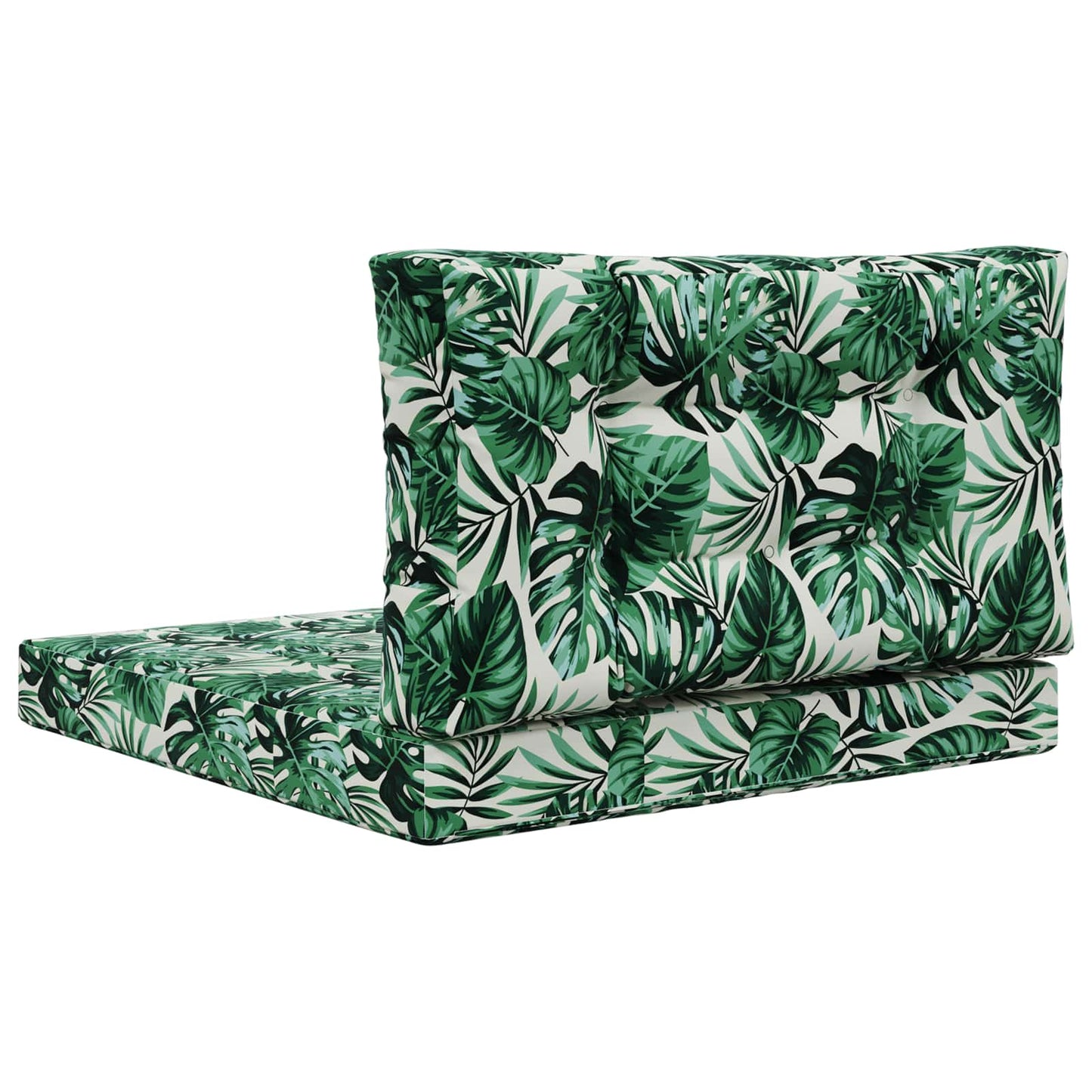 Buiten bankkussen 2 pcs Bladpatroon Polyester is nu te koop bij PeponiXL, paradijselijk wonen!