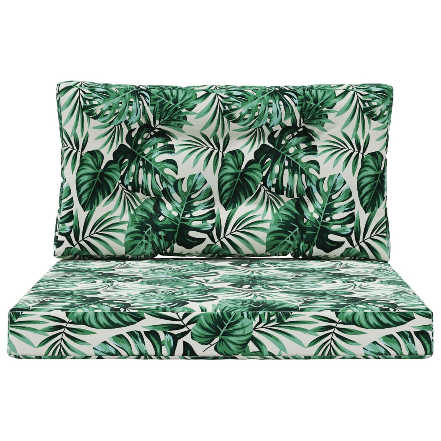 Buiten bankkussen 2 pcs Bladpatroon Polyester is nu te koop bij PeponiXL, paradijselijk wonen!