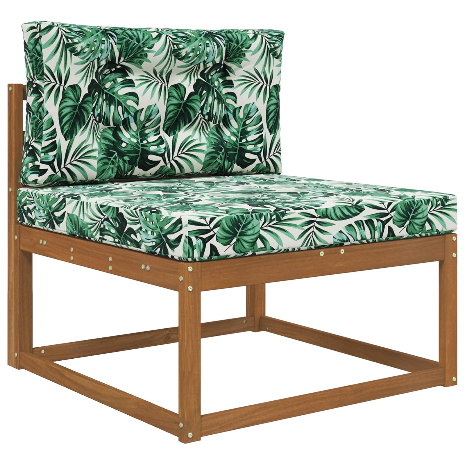 Buiten bankkussen 2 pcs Bladpatroon Polyester is nu te koop bij PeponiXL, paradijselijk wonen!